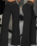 Elegant Wide Leg Fashion Women's Flared Pants Streetwears - likeinstore