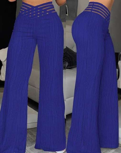 Elegant Wide Leg Fashion Women's Flared Pants Streetwears - likeinstore