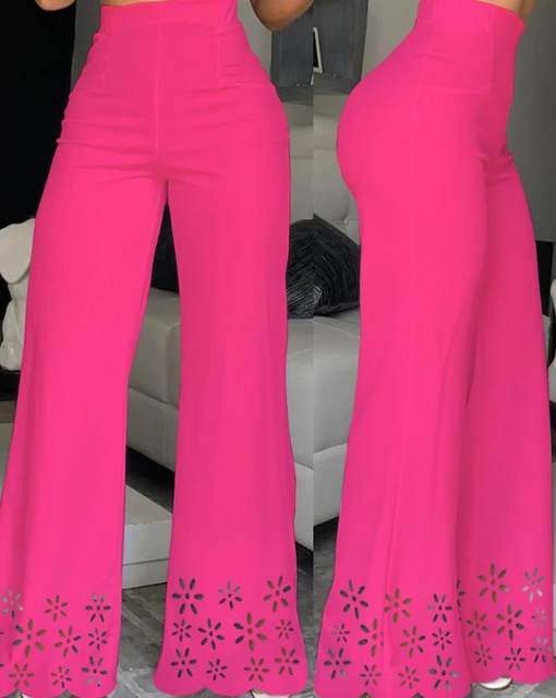Elegant Wide Leg Fashion Women's Flared Pants Streetwears - likeinstore
