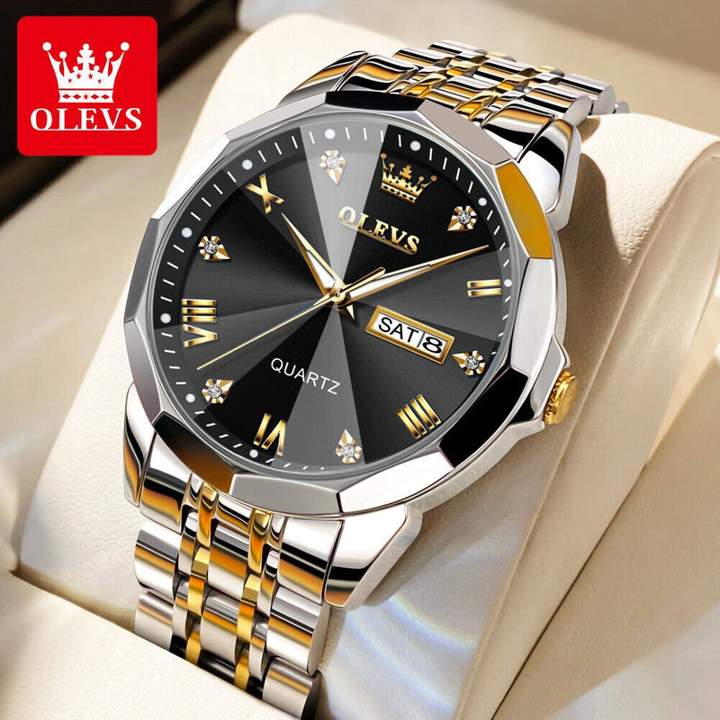 Men's Watches Rhombus Mirror Original Quartz - likeinstore