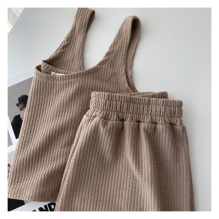 Women's Matching Set Casual Summer Top and Shorts Set - likeinstore