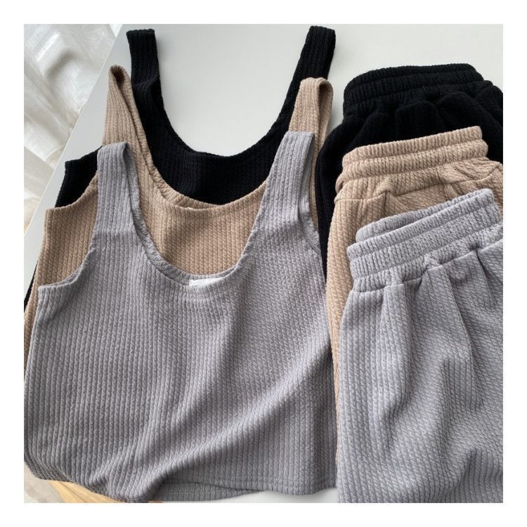 Women's Matching Set Casual Summer Top and Shorts Set - likeinstore