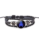 12 Zodiac Signs Constellation Charm Luminous Bracelet Men Women Fashion Birthday Gift - likeinstore
