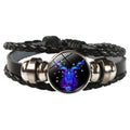 12 Zodiac Signs Constellation Charm Luminous Bracelet Men Women Fashion Birthday Gift - likeinstore