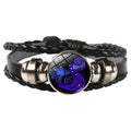 12 Zodiac Signs Constellation Charm Luminous Bracelet Men Women Fashion Birthday Gift - likeinstore