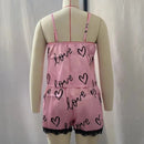 2 Pieces Set Women'S Pajama Shorts Suit Homewear - likeinstore