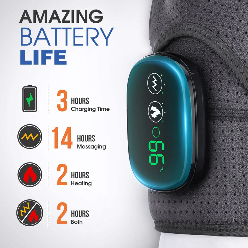 Adjustable Shoulder Massage and LED Heating Belt - likeinstore