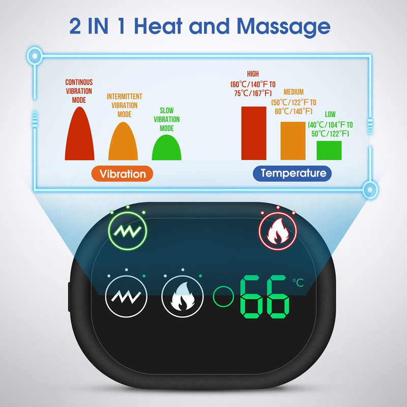 Adjustable Shoulder Massage and LED Heating Belt - likeinstore