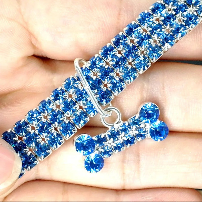 Bling Rhinestone Puppy Collar - likeinstore