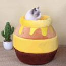 Comfy Honey Pot Pet Plush Bed - likeinstore