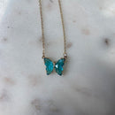 Crystal Butterfly Necklace - likeinstore