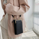 Crystal Leather Wallet Bag - likeinstore