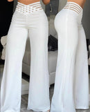 Elegant Wide Leg Fashion Women's Flared Pants Streetwears - likeinstore