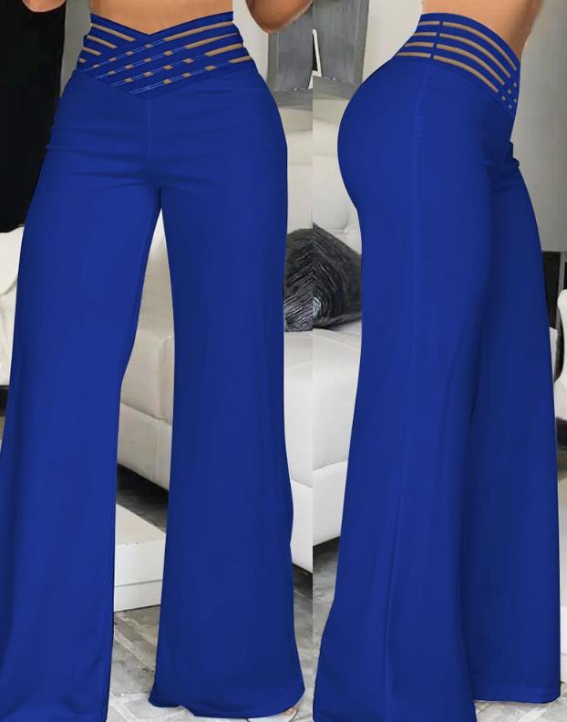 Elegant Wide Leg Fashion Women's Flared Pants Streetwears - likeinstore