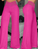 Elegant Wide Leg Fashion Women's Flared Pants Streetwears - likeinstore