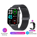 FCC Blood Glucose Smartwatch - Healthy Heart Rate & Blood Pressure Tracker with IP68 Waterproof - likeinstore