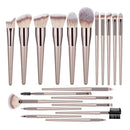 Hot Champagne Makeup Brushes - likeinstore