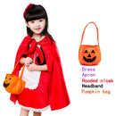 Kids Halloween Costume - Cosplay Red Hooded Vampire Costume Dress - likeinstore