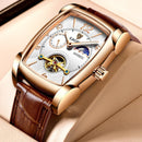 Luxury Square Tourbillon Watches Waterproof Automatic Watch - likeinstore
