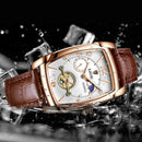 Luxury Square Tourbillon Watches Waterproof Automatic Watch - likeinstore