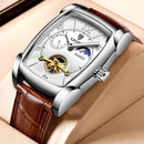Luxury Square Tourbillon Watches Waterproof Automatic Watch - likeinstore