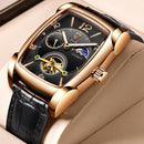 Luxury Square Tourbillon Watches Waterproof Automatic Watch - likeinstore