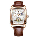 Luxury Square Tourbillon Watches Waterproof Automatic Watch - likeinstore