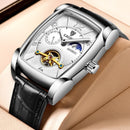 Luxury Square Tourbillon Watches Waterproof Automatic Watch - likeinstore