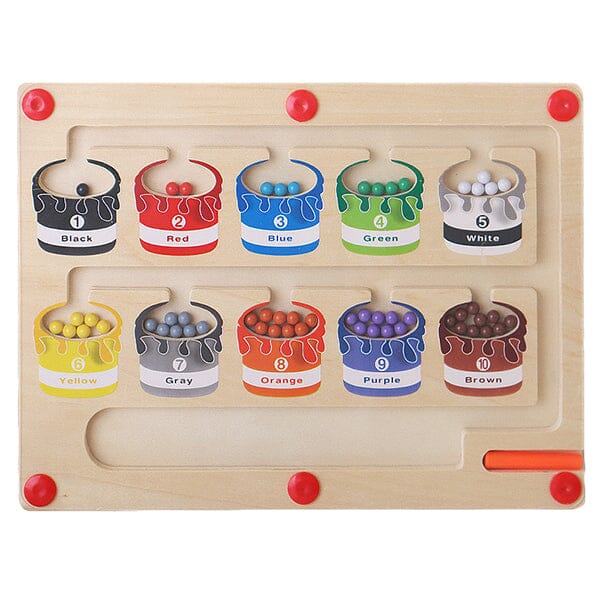 Magnetic Color and Number Maze - likeinstore
