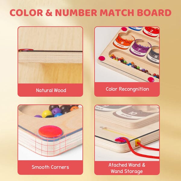 Magnetic Color and Number Maze - likeinstore