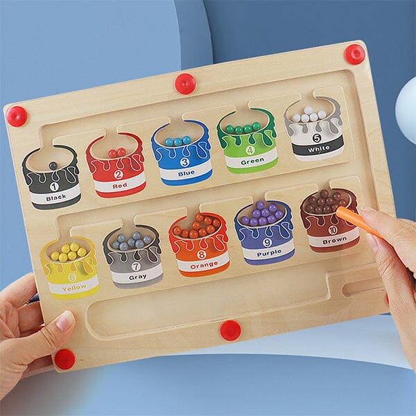 Magnetic Color and Number Maze - likeinstore