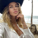 Monette 4 Prong Diamond Bracelet in 18k White Gold Vermeil - likeinstore