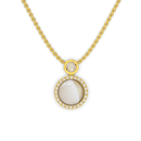 Opal Spinning Fidget Necklace - likeinstore