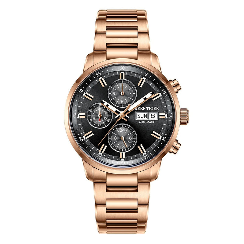 Reef Tigers Seattle Captain Automatic Mechanical Watch - GA1659 - likeinstore