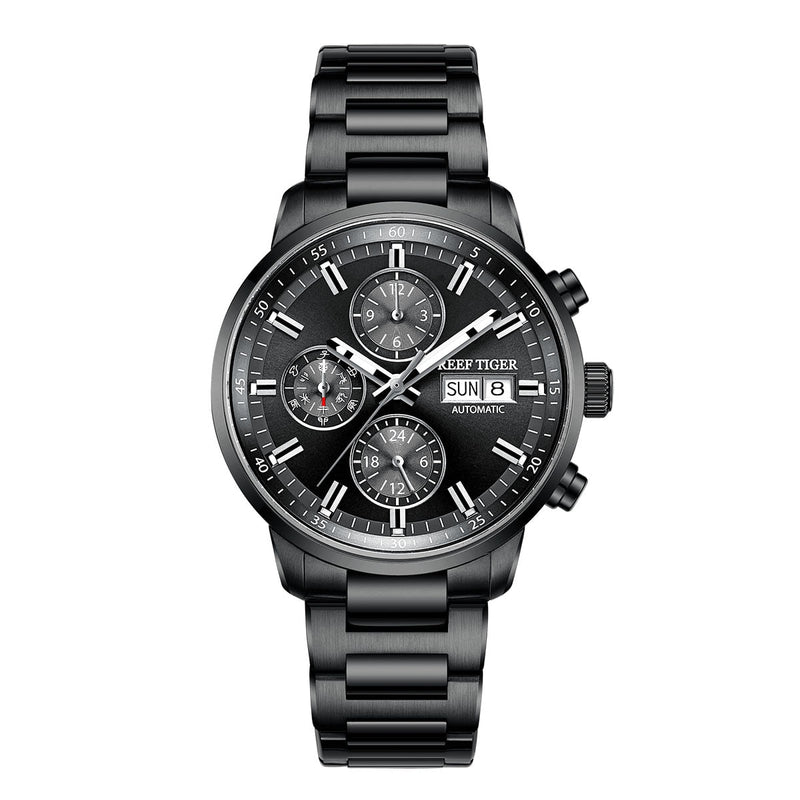 Reef Tigers Seattle Captain Automatic Mechanical Watch - GA1659 - likeinstore