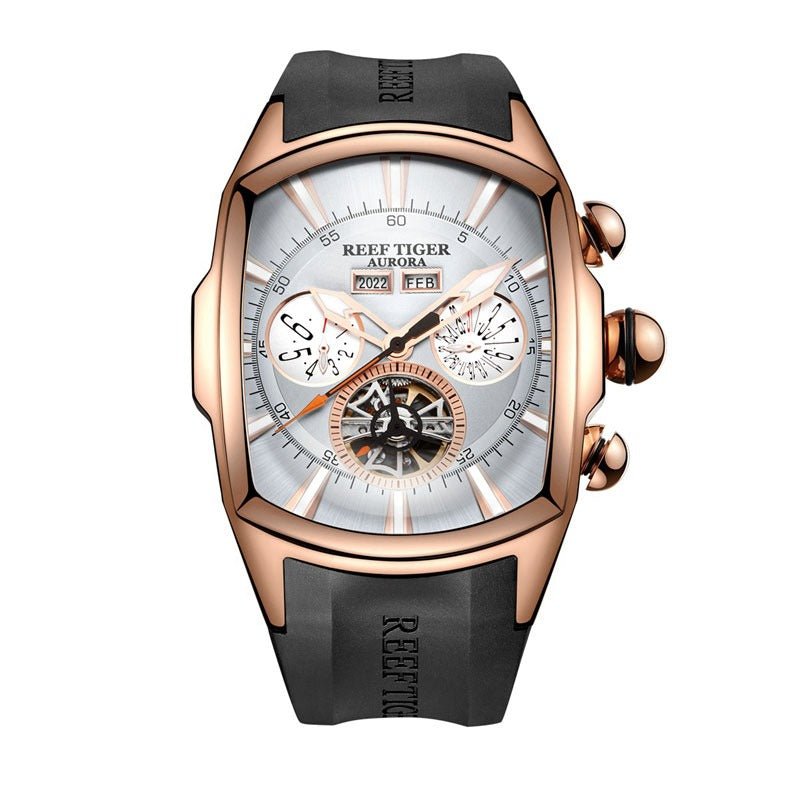 Reef Tigers/Designer Tourbillon Stainless Steel Automatic Watch RGA3069 - likeinstore