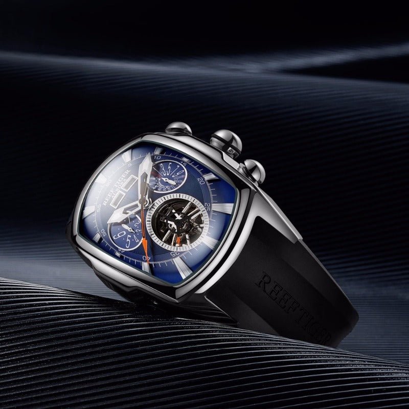 Reef Tigers/Designer Tourbillon Stainless Steel Automatic Watch RGA3069 - likeinstore