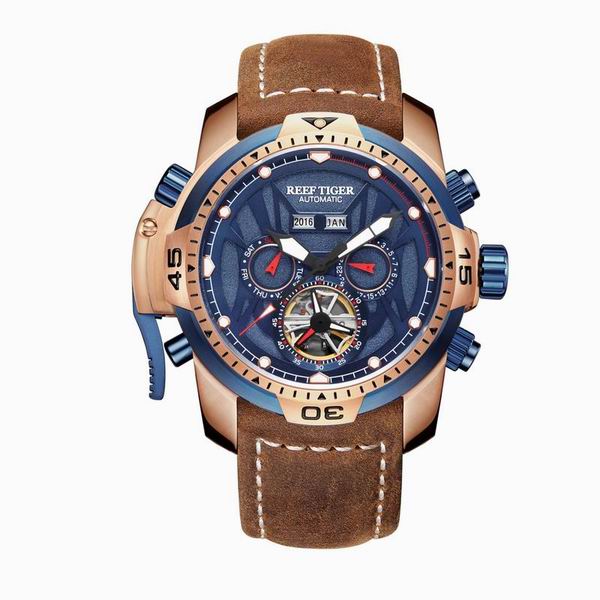Reef Tigers/RT Aurora Series Multifunctional Automatic Mechanical Watch - Luminous Waterproof - RGA3532 - likeinstore