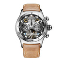 Reef Tigers/RT Sapphire Luminous Stainless Steel Tourbillon Waterproof Automatic Watch RGA703 - likeinstore