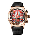 Reef Tigers/RT Sapphire Luminous Stainless Steel Tourbillon Waterproof Automatic Watch RGA703 - likeinstore