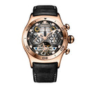 Reef Tigers/RT Sapphire Luminous Stainless Steel Tourbillon Waterproof Automatic Watch RGA703 - likeinstore