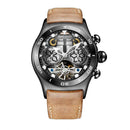 Reef Tigers/RT Sapphire Luminous Stainless Steel Tourbillon Waterproof Automatic Watch RGA703 - likeinstore