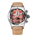 Reef Tigers/RT Sapphire Luminous Stainless Steel Tourbillon Waterproof Automatic Watch RGA703 - likeinstore