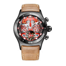 Reef Tigers/RT Sapphire Luminous Stainless Steel Tourbillon Waterproof Automatic Watch RGA703 - likeinstore