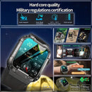 Rugged Military Smart Watch For Android IOS - IP68 Waterproof - likeinstore