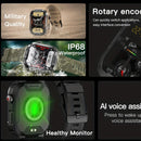 Rugged Military Smart Watch For Android IOS - IP68 Waterproof - likeinstore