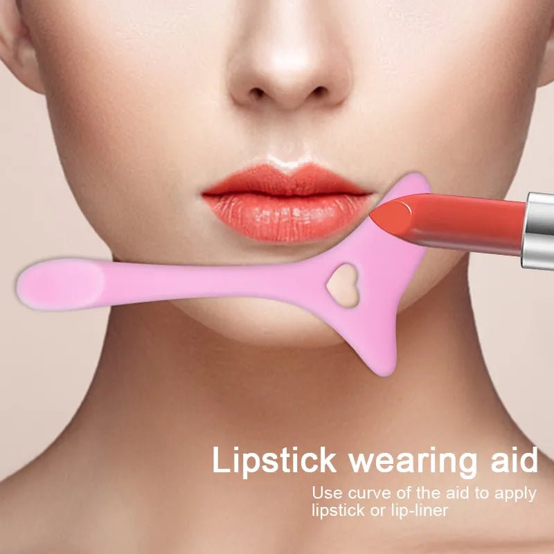 Silicone Eyeliner Makeup Stencils Wing Tips Marscara Drawing Lipstick Wearing Aid Face Cream Mask Applicator Makeup beauty tool - likeinstore