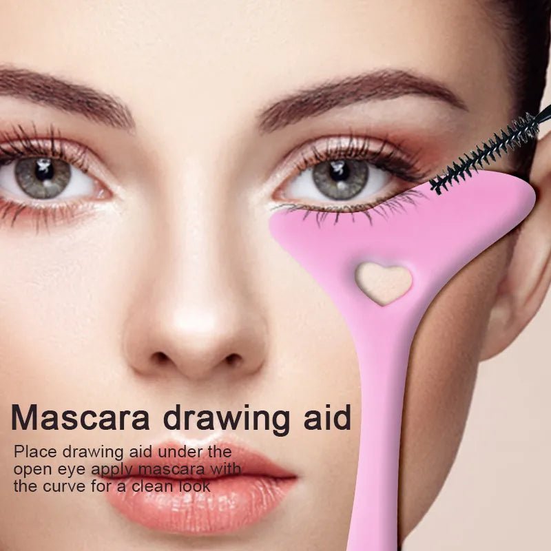 Silicone Eyeliner Makeup Stencils Wing Tips Marscara Drawing Lipstick Wearing Aid Face Cream Mask Applicator Makeup beauty tool - likeinstore