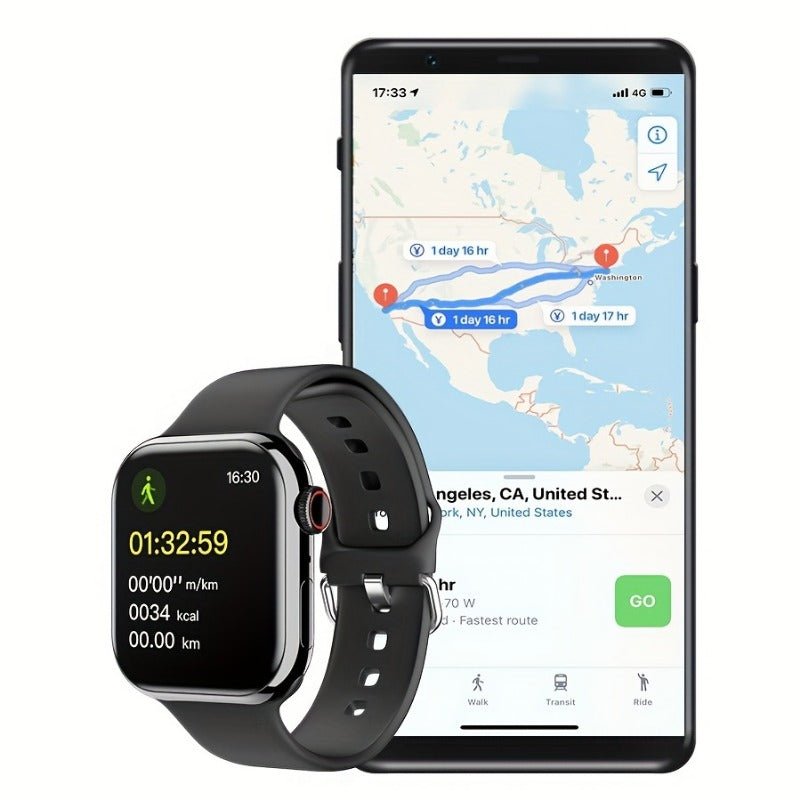 Smart Watch 9 pro: Blood Glucose, NFC, Fitness, Call. 2.05" Screen. Series 8 for Apple Watch. Heart Rate, Blood Pressure - likeinstore