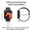 Smart Watch 9 pro: Blood Glucose, NFC, Fitness, Call. 2.05" Screen. Series 8 for Apple Watch. Heart Rate, Blood Pressure - likeinstore